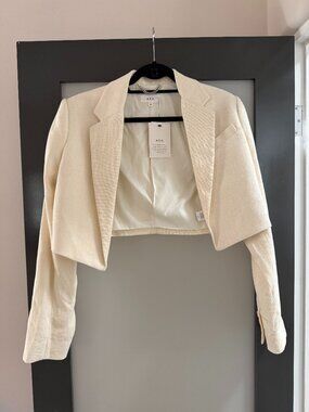 ALC Cropped Linen Jacket (NWT, size 10)